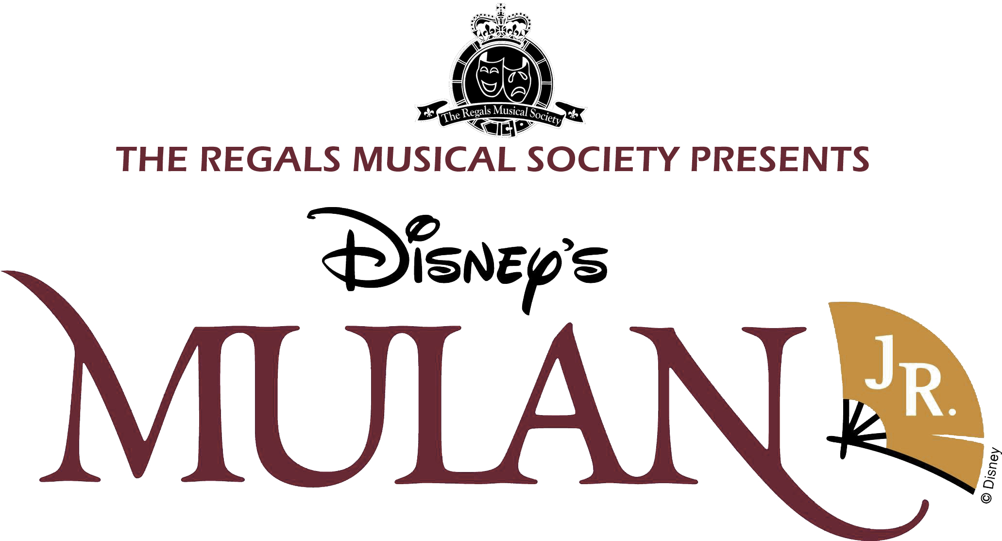 The Regals Musical Society - Disney Mulan Jr -logo - Andrew Croucher Photography