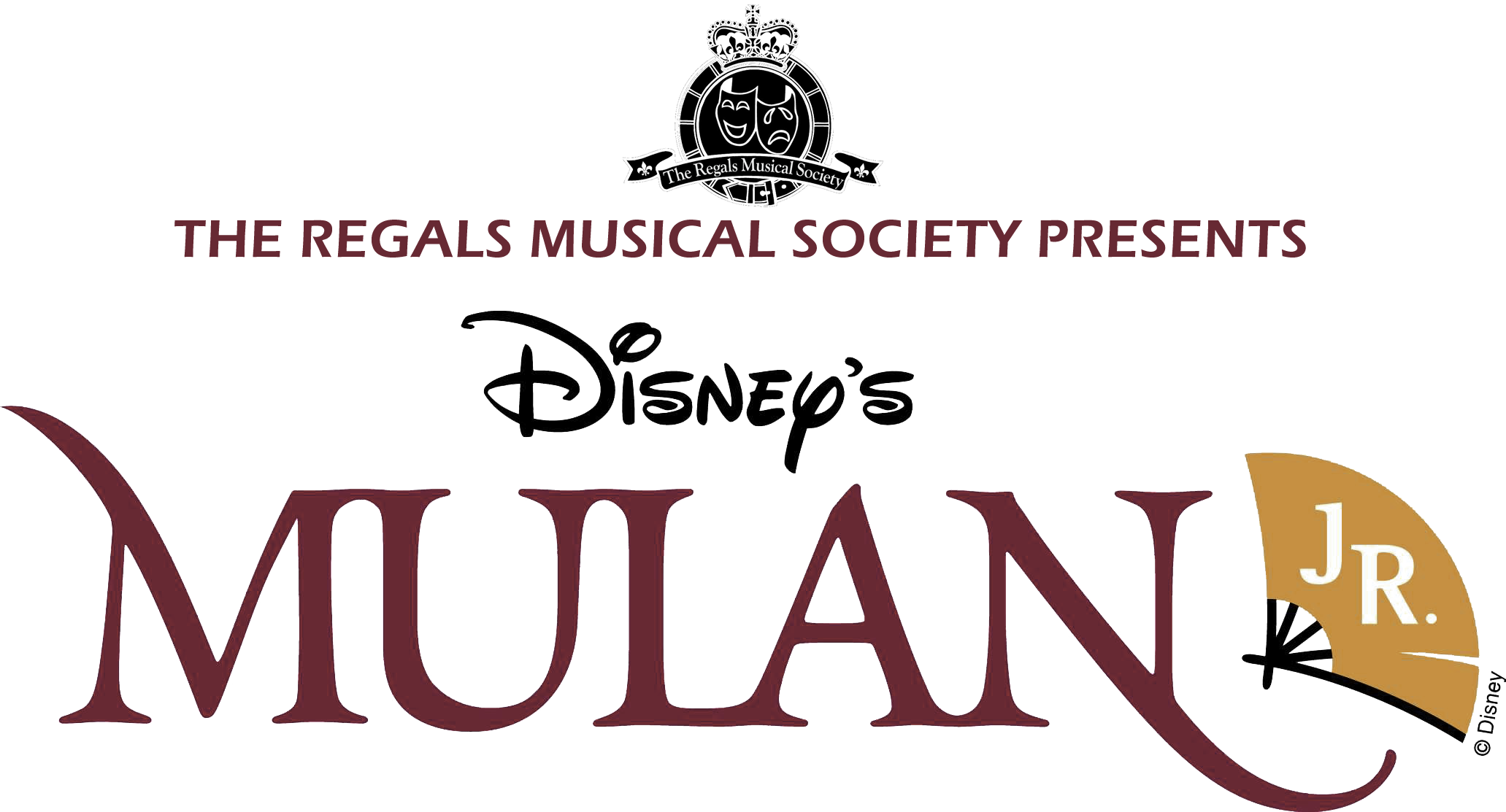 The Regals Musical Society - Disney Mulan-Jr_-logo - Andrew Croucher Photography